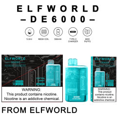 Elf World DE6000 Disposable Device 6000 Puffs