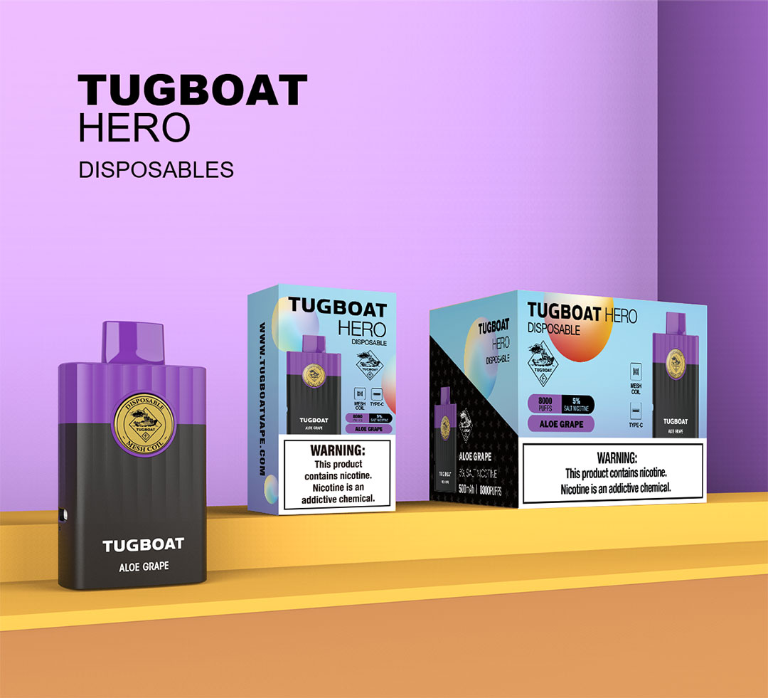 Tugboat Hero 8000 Puffs Disposable Box Vape Device