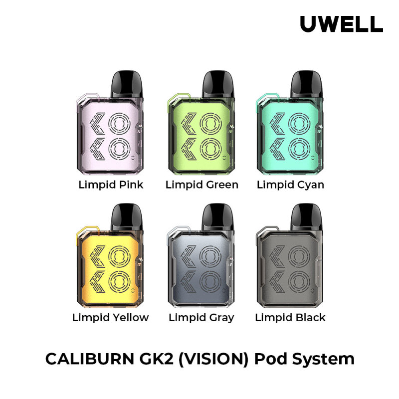 Uwell Caliburn GK2 Pod System 690mAh Crystal Version