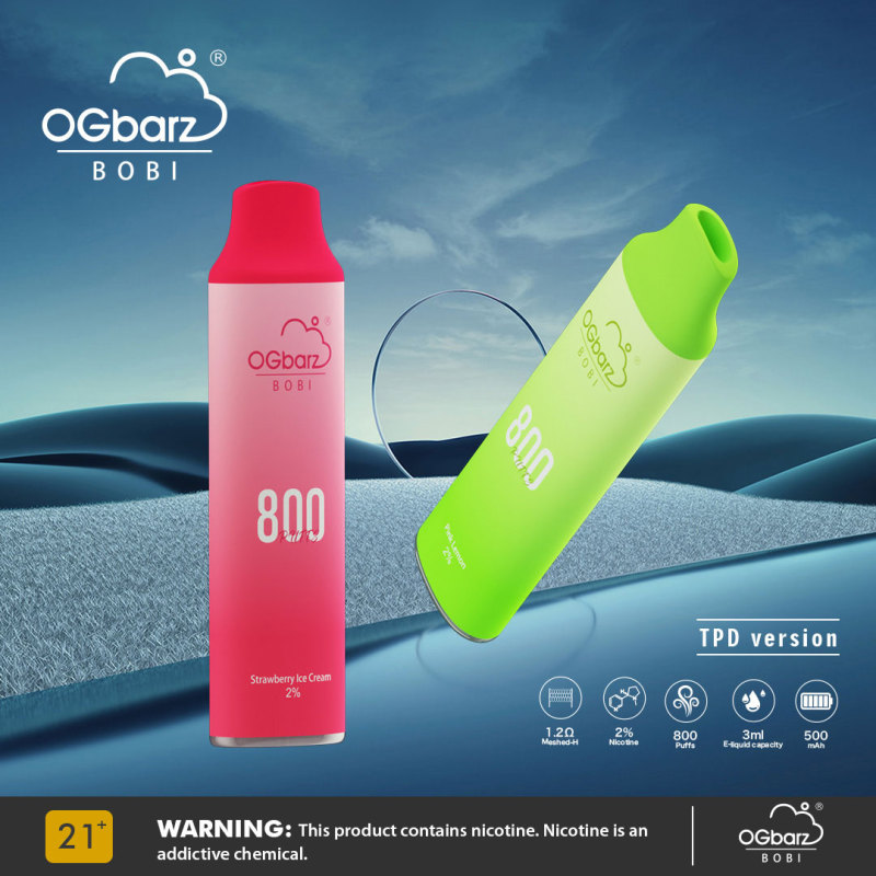 OGbarz BOBI 800 Puffs Disposable Vape Bar 20mg