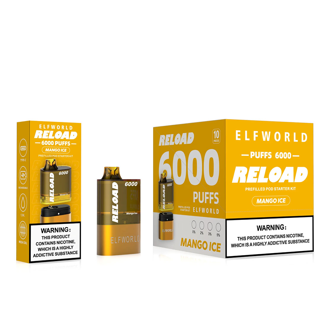 Elf World Reload 6000 Disposable Box Vape Device