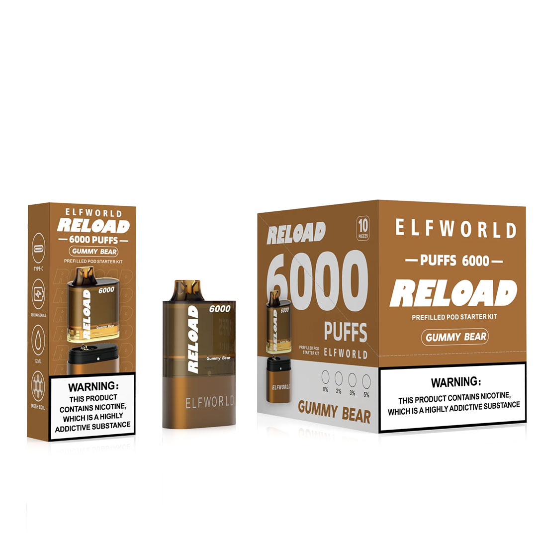 Elf World Reload 6000 Disposable Box Vape Device