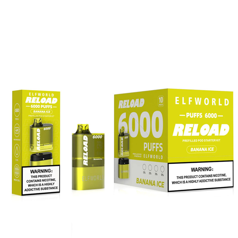 Elf World Reload 6000 Disposable Box Vape Device