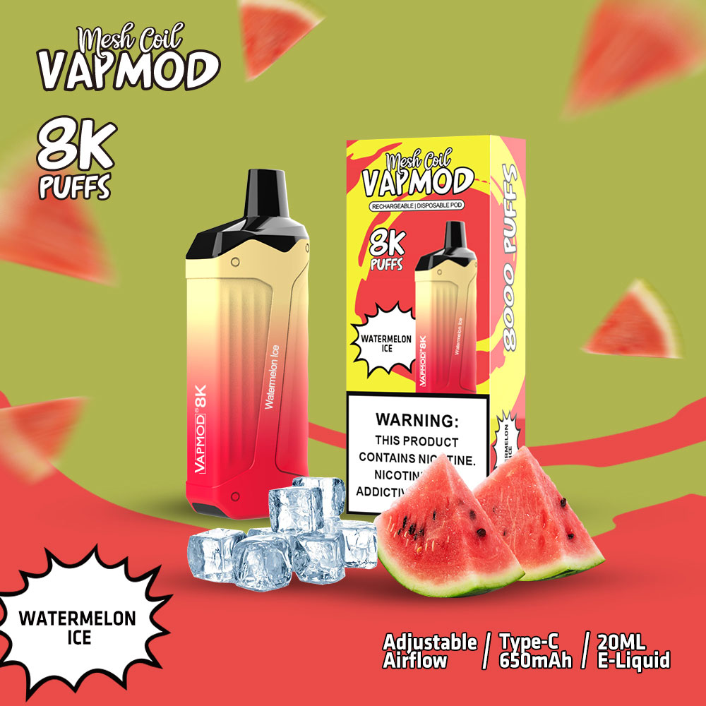 Vapmod 8K Puffs Disposable Electronic Cigar Airflow Adjustable