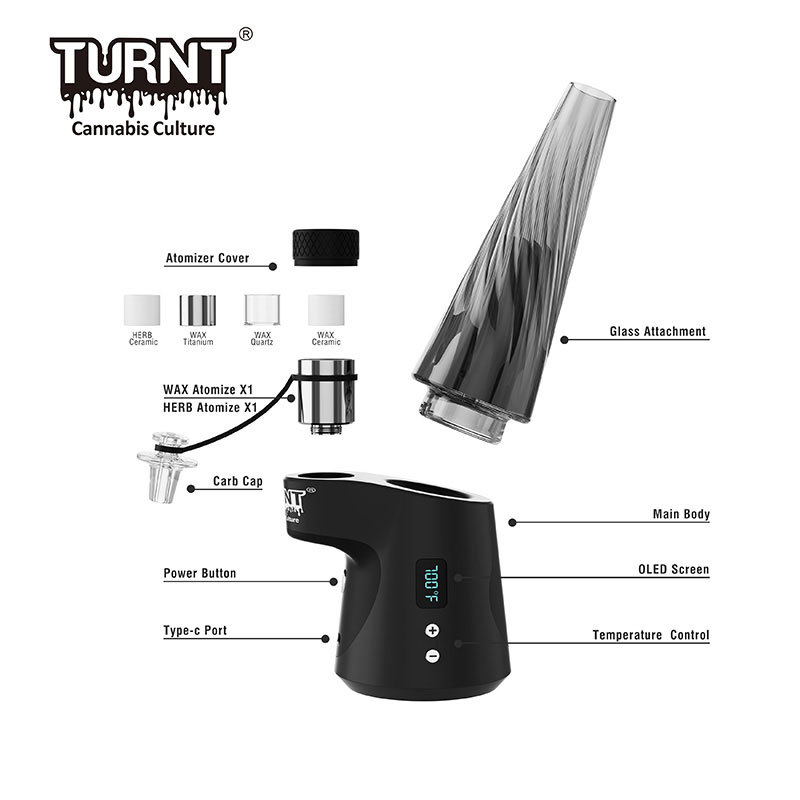 TURNT Legend Rig Oil Vaporizer Device