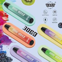 VASY Evod 3000 Puffs Rechargeable Disposable Vape