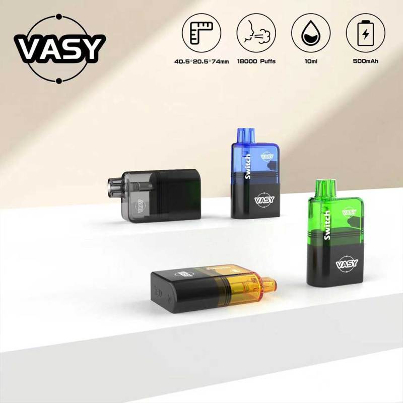 VASY Switch 18000 Puffs Refillable Disposable Vape 10ml