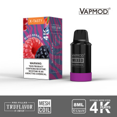 VAPMOD X-TASTY 4K Puffs Replacement Catridge