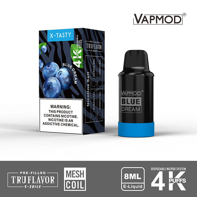 VAPMOD X-TASTY 4K Puffs Replacement Catridge