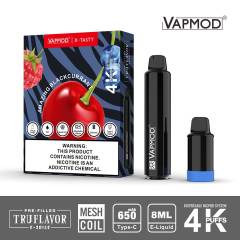 VAPMOD X-TASTY-4000 PUFFS Disposable Vape Pen Pod Replaceable