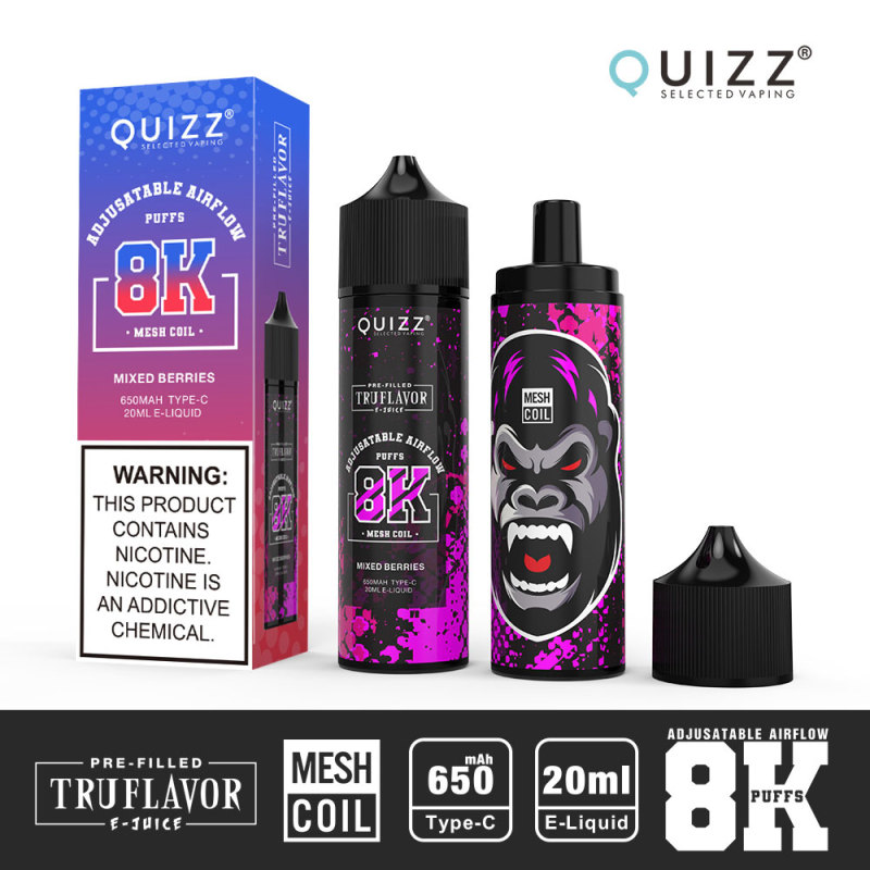 Quizz QD62-V2 Disposable Pod Device 8000 Puffs