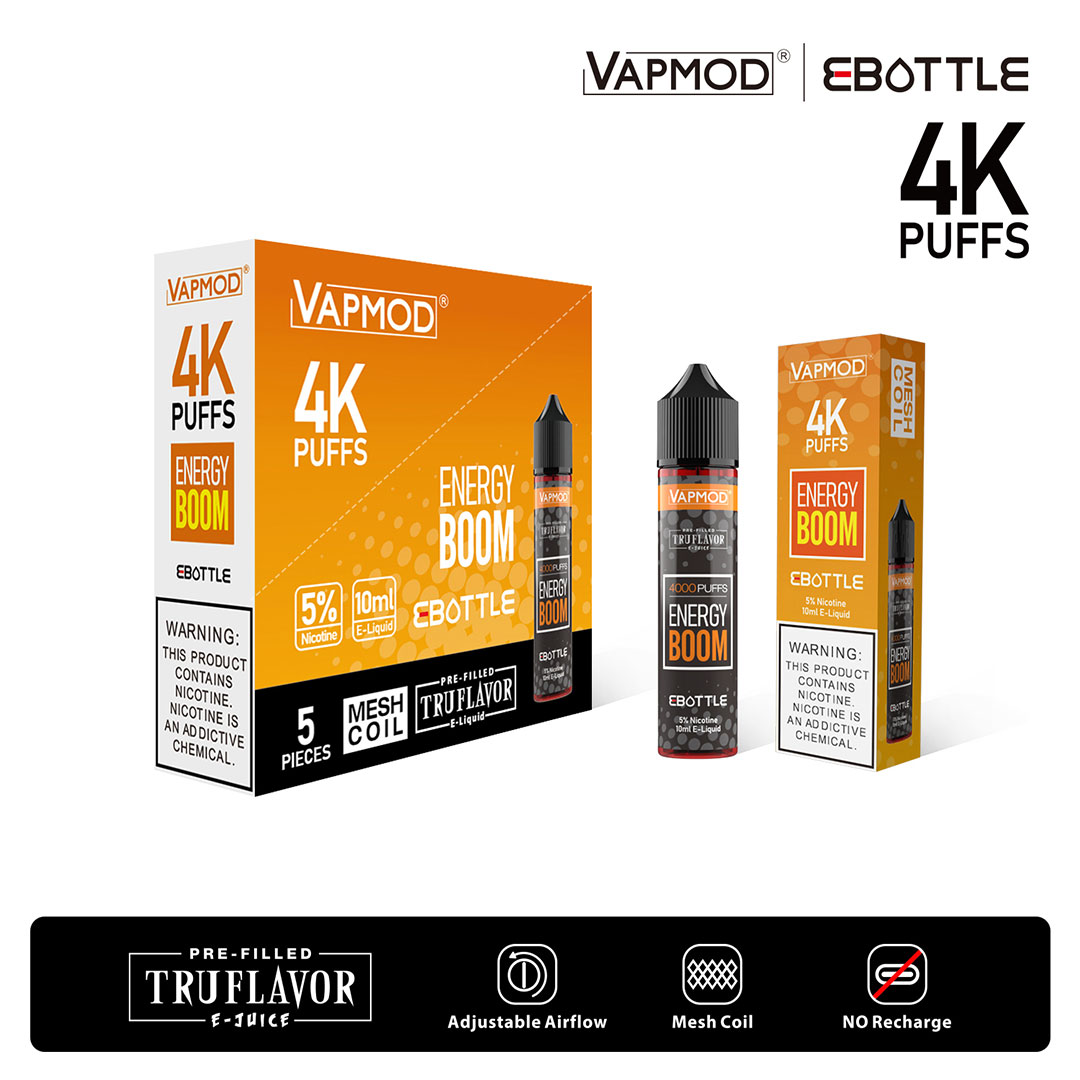 Vapmod QD62 EBOTTLE 4000 Puffs Disposable eCigarette