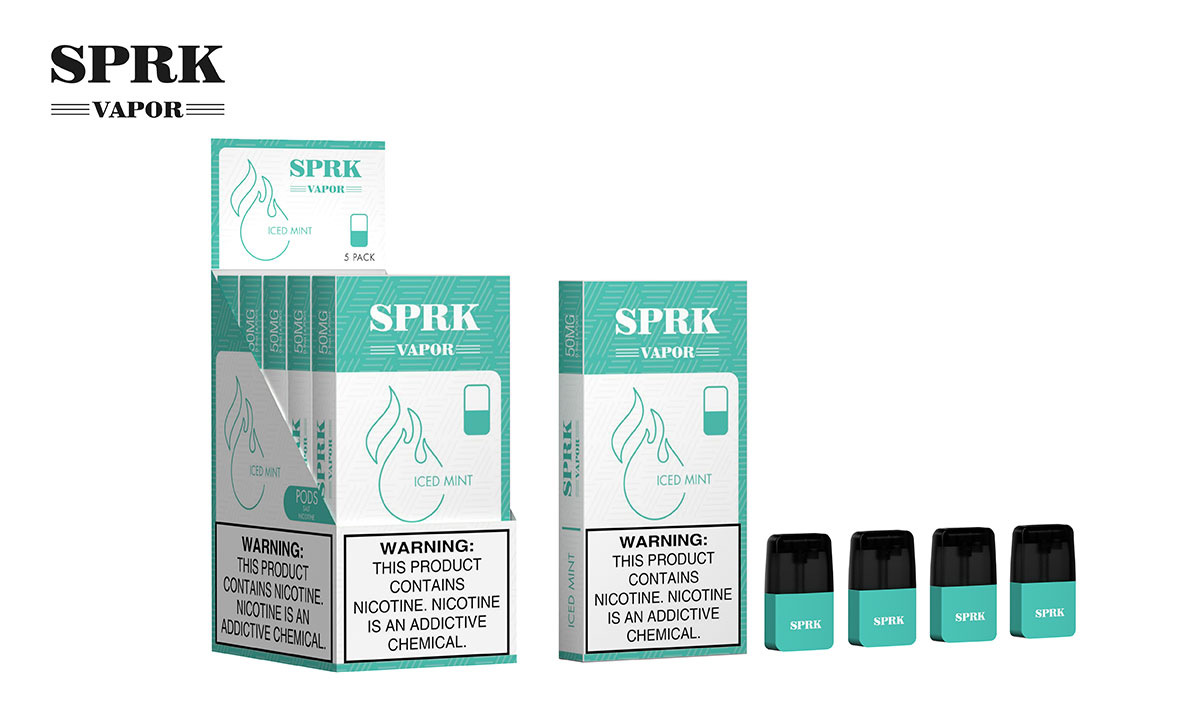 SPRK VAPOR Replacement Vape Pod 4pcs/Pack