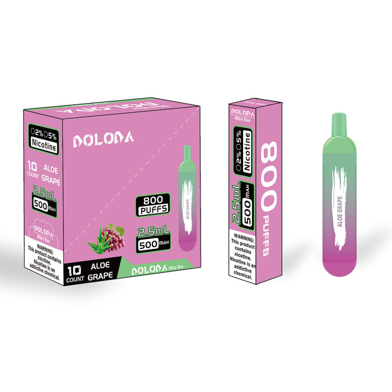 Doloda Mini Bar 800 Puffs Disposable Vape Pen 20mg