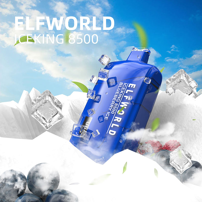 Elf World ICEKING 8500 Puffs Disposable eCig with Screen