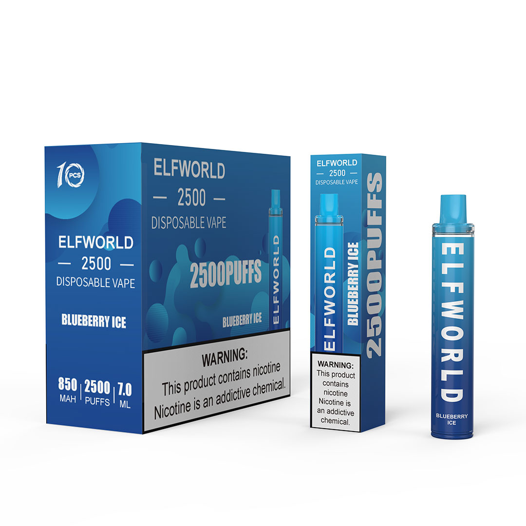 ELF World MG 2500 Puffs Disposable Vape 0 Nicotine
