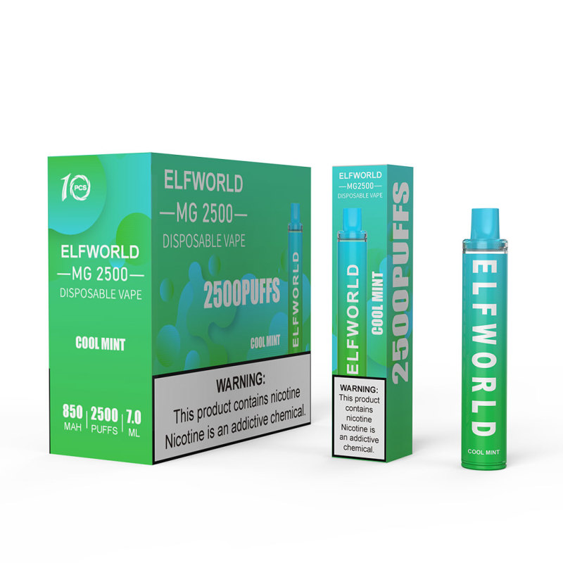 ELF World MG 2500 Puffs Disposable Vape 0 Nicotine