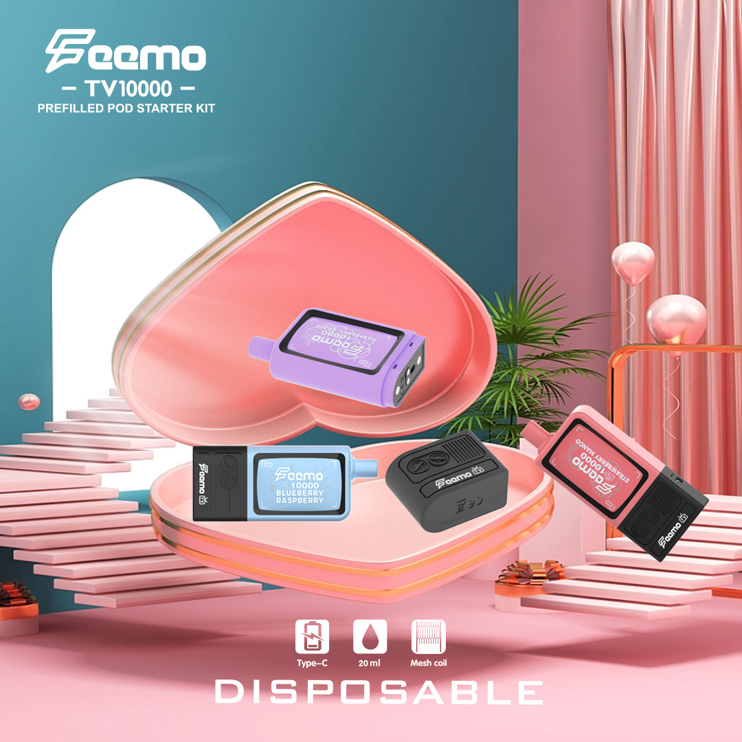 Feemo TV 10000 Puffs Disposable Vape Pod Replaceable
