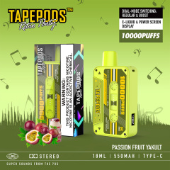 Tapepods 10000 Puffs Disposable Vape with Screen