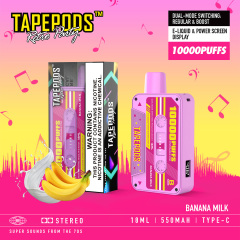 Tapepods 10000 Puffs Disposable Vape with Screen