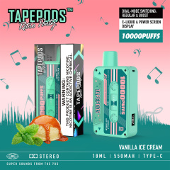 Tapepods 10000 Puffs Disposable Vape with Screen