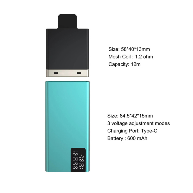 5000 Puffs Disposable Box Vape with Screen Pod Replaceable OEM Only