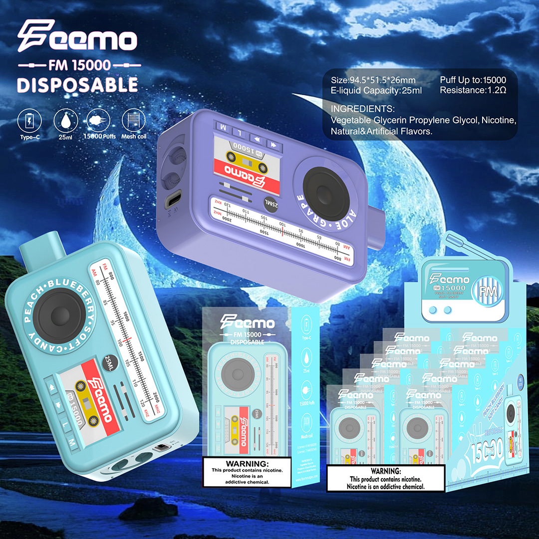 Feemo FM15000 Disposable Vape 15K Puffs Airflow Adjustable