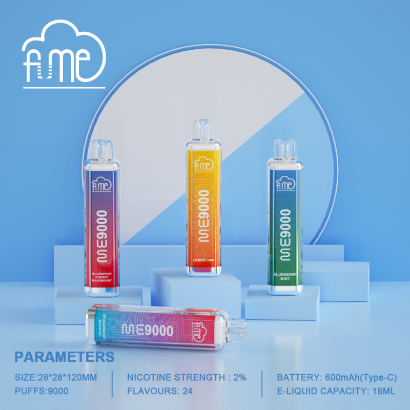 FUME ME9000 Crystal Disposable Pod Device Rechargeable 9000 Puffs