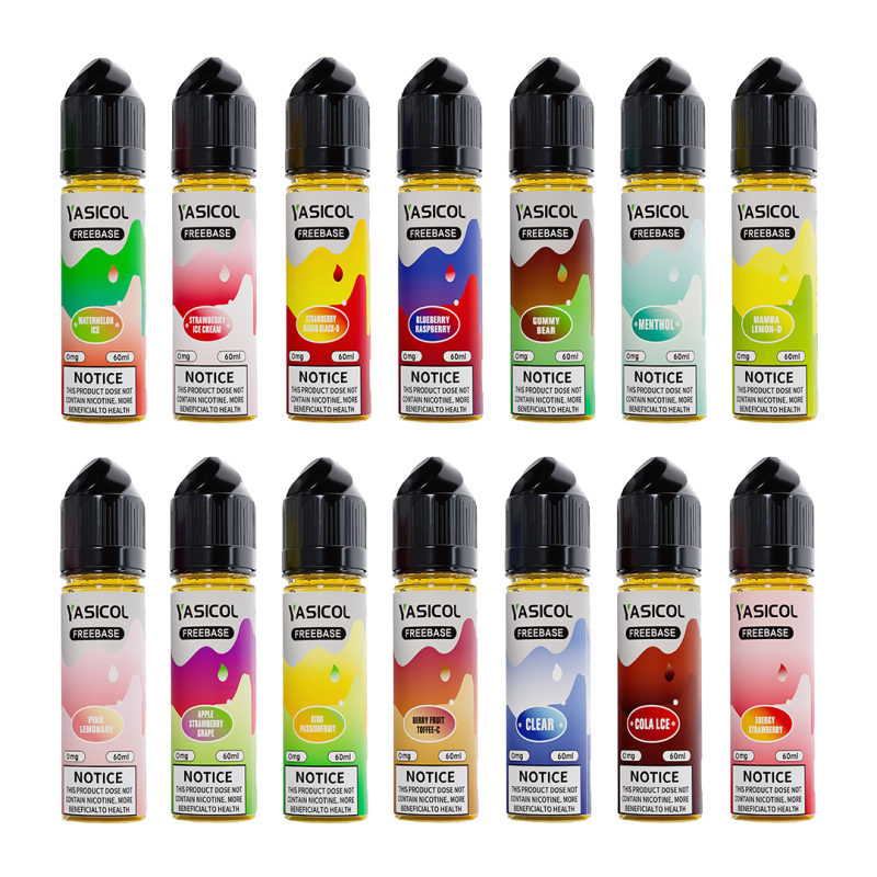 YASICOL Freebase e-Liquid 60ml 0mg