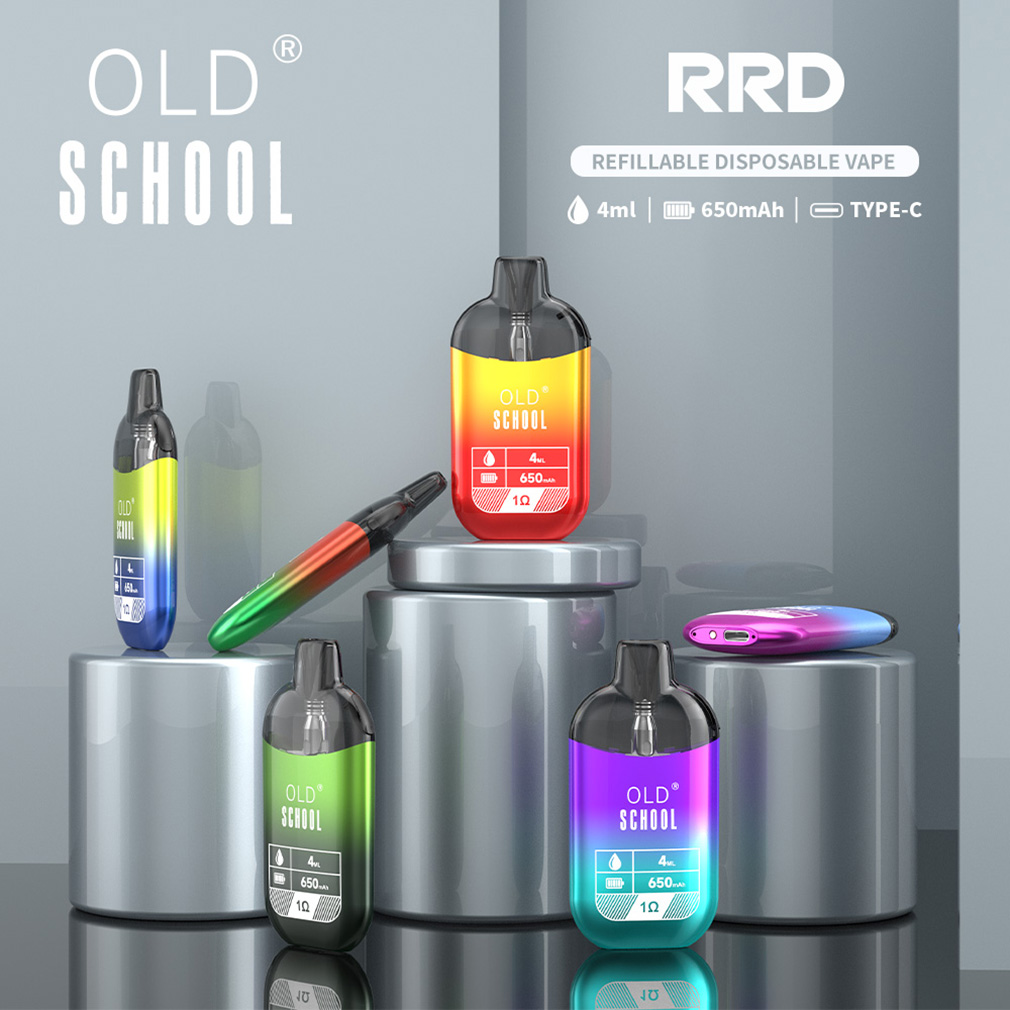 Old School RRD Refillable Disposable Vape 4ml