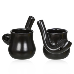 Smoking Ceramic Pipe with Storage Can