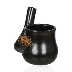 Smoking Ceramic Pipe with Storage Can