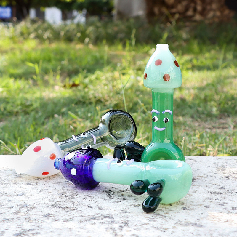 Mushroom Shaped Glass Pipe