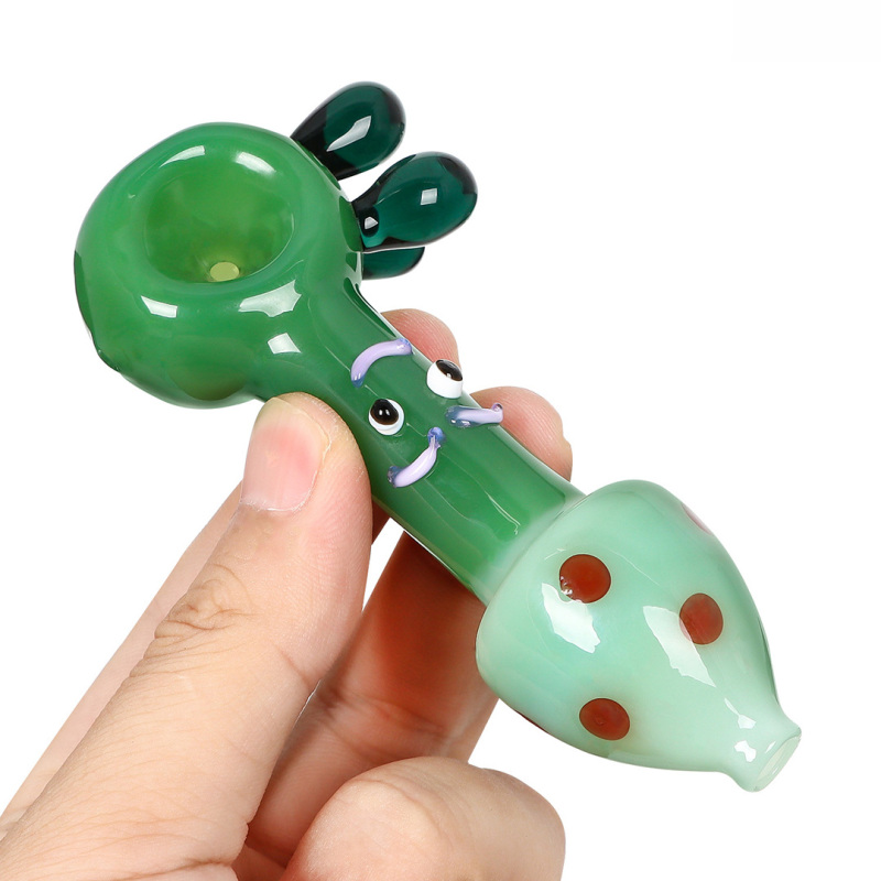 Mushroom Shaped Glass Pipe