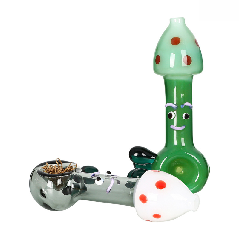 Mushroom Shaped Glass Pipe