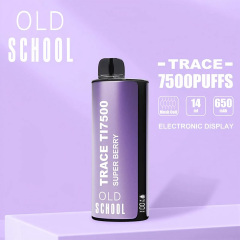 Old School Trace Ti7500 Disposable Vape with Display 7500 Puffs