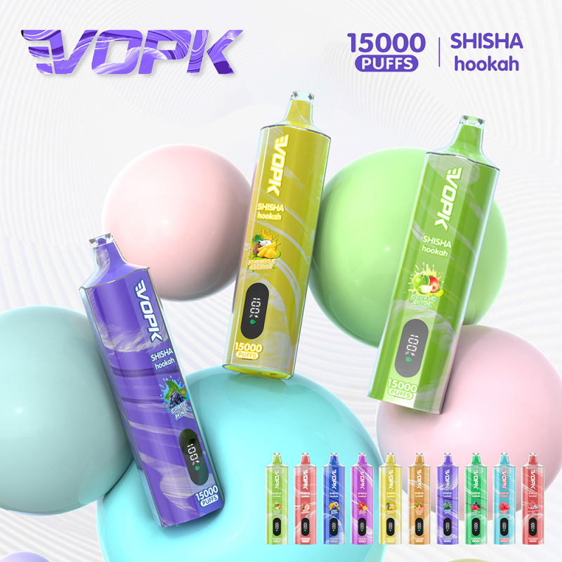 VOPK Shisha Hookah Disposable Vape with Display 15000 Puffs