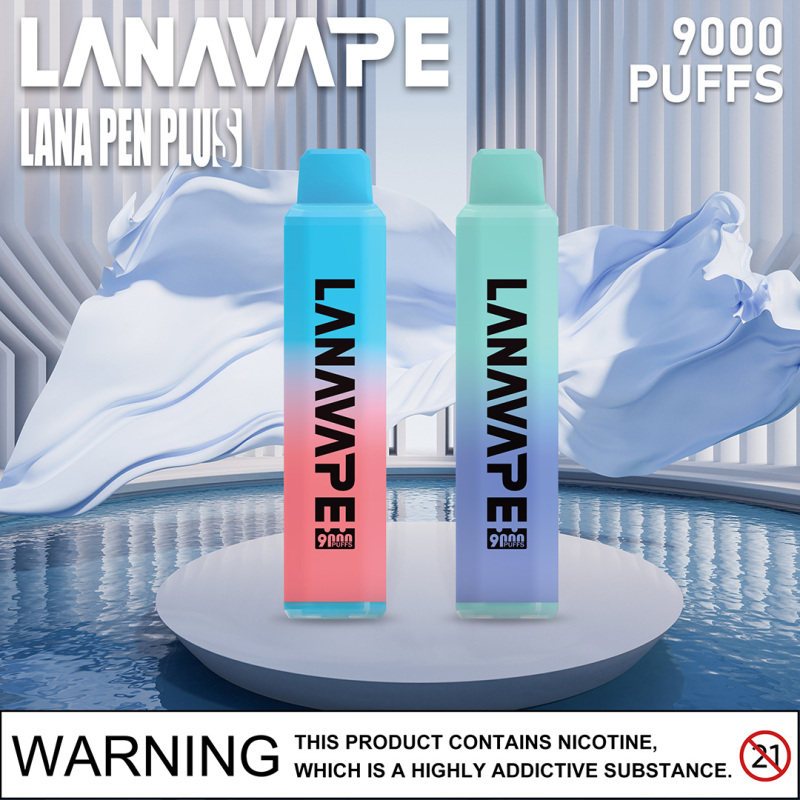 LANA Pen Plus 9000 Puffs Disposable Pod Device with LED Light