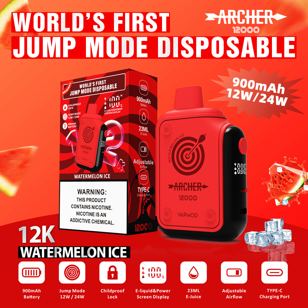 ARCHER 12000 Puffs Disposable Vape with Childproof Lock