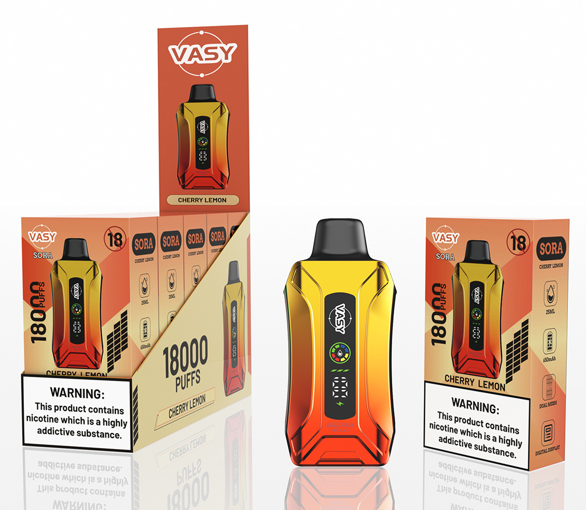 VASY SORA 18000 Puffs Disposable Box Vape with Display