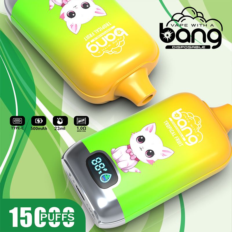 Bang Digital 15000 Puffs Disposable Vape with Display