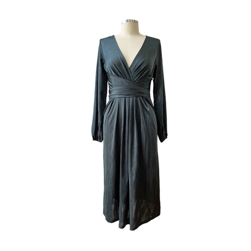 Clothing Manufacturers Custom Long Sleeve Women's Casual Dresses