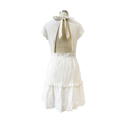 Hot Sale Pure White Fairy Dresses V-Neck Casual Dresses