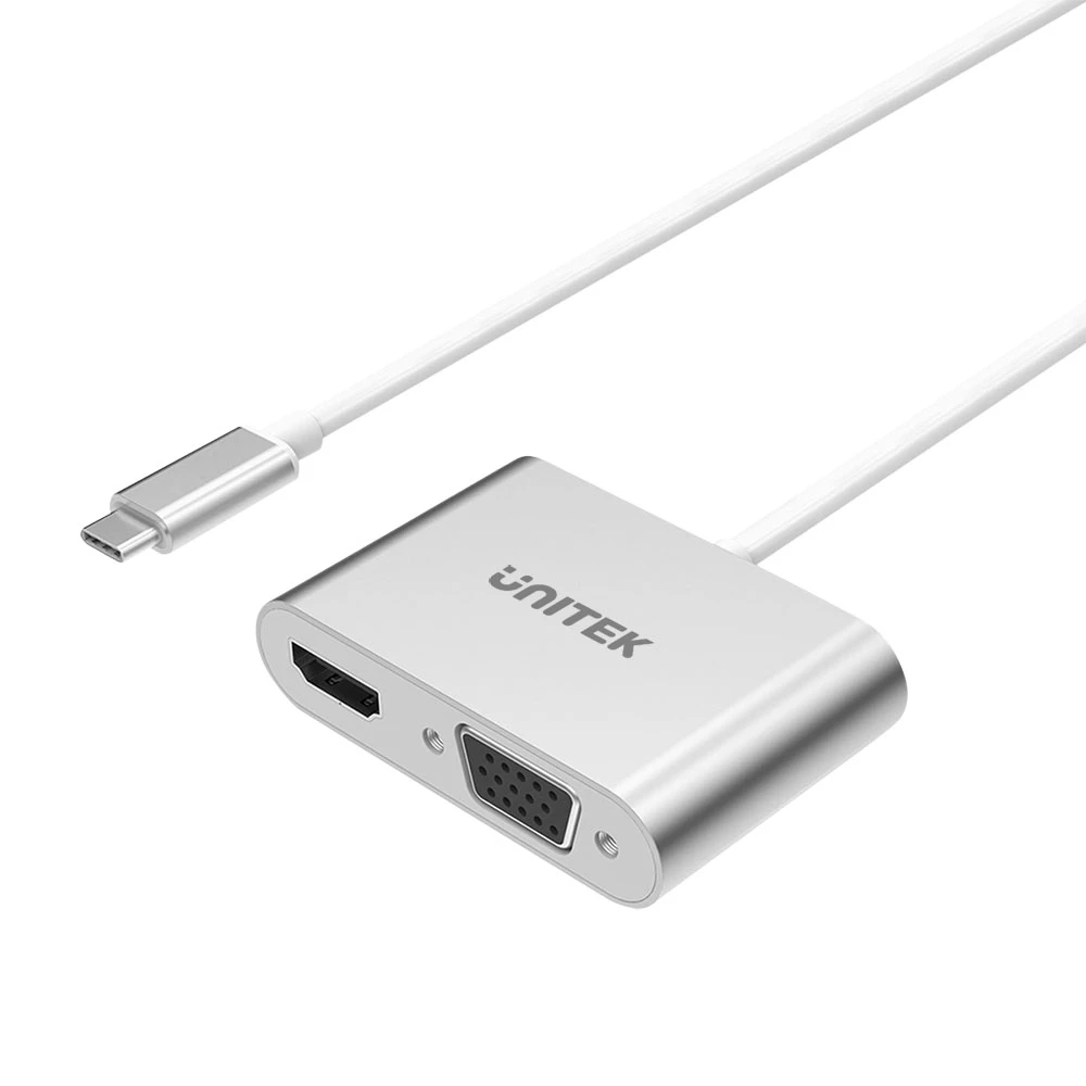 UNITEK Y-V100 USB3.1 TYPE-C TO HDMI+VGA CONVERTER