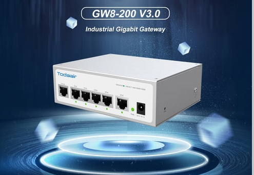 Todaair GW8-200 V3.0 Industrial Gigabit  Gateway 200users