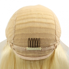 Blonde 613 Straight Frontal Lace Wig