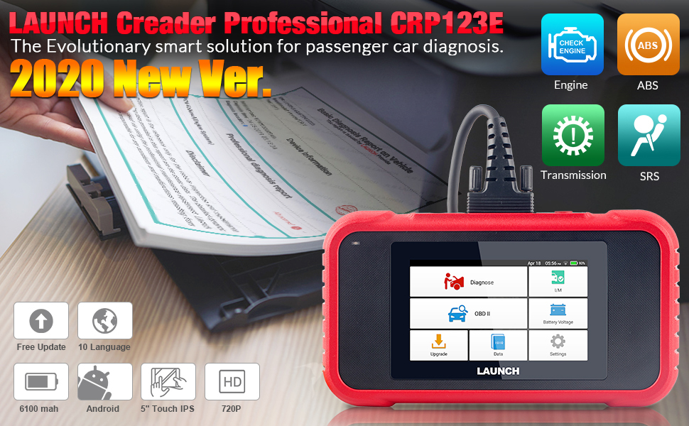LAUNCH X431 CRP123E Car OBD2 Diagnostic Tools