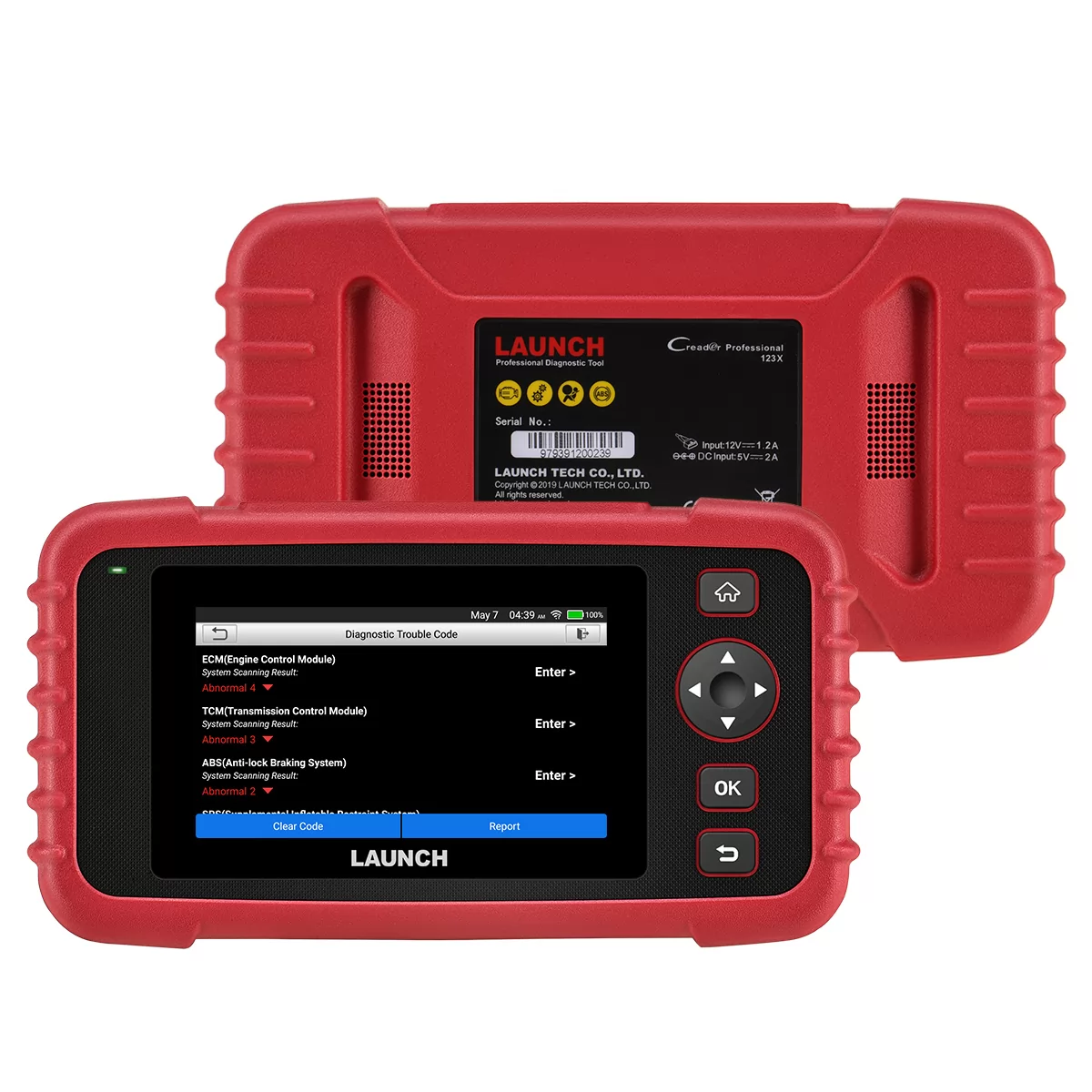 LAUNCH CRP123X OBD2 Code Reader for Engine Transmission ABS SRS Diagnostics  with AutoVIN Service Fre