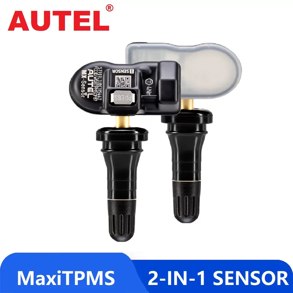 Autel TPMS MX-Sensor 315MHz & 433MHz 2in1 Tire Pressure Sensors 2-in-1 Press In Rubber Valve