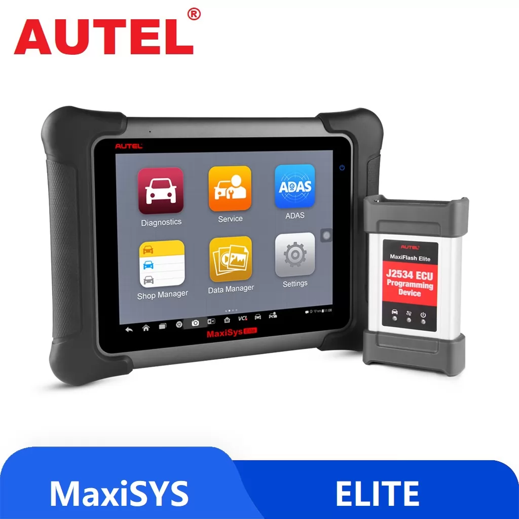 Autel MaxiSys Elite Wireless Diagnostic Tool J2534 ECU Programming Key Coding US 2 years free updates